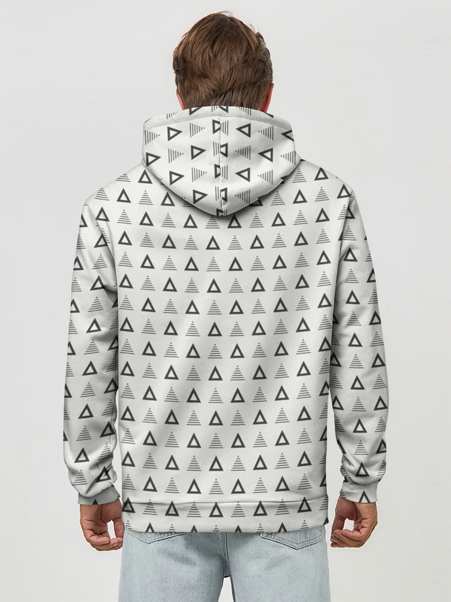 Худи мужской база хлопок / Я люблю