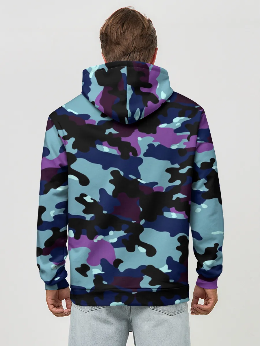 Худи мужской база хлопок / Камуфляж