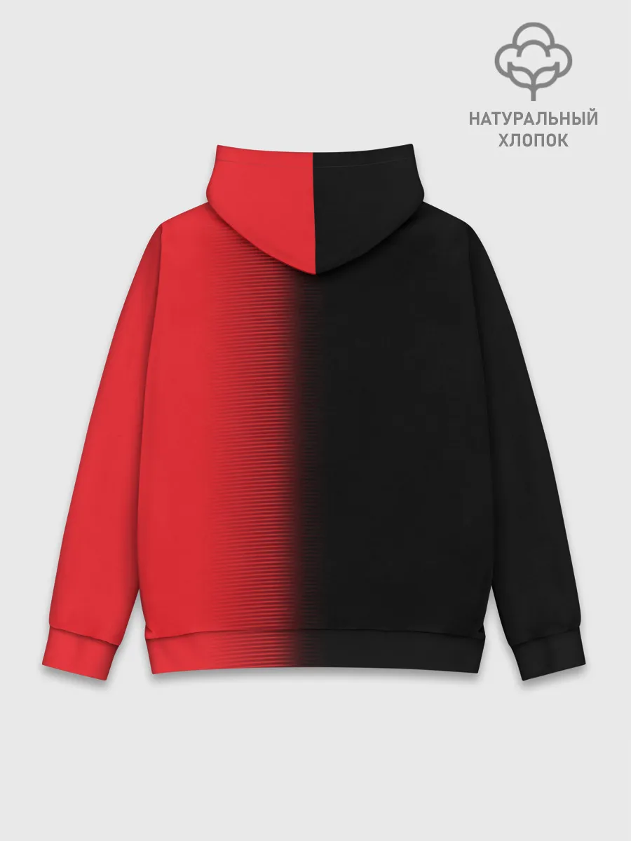 Худи мужской база хлопок / AC MILAN