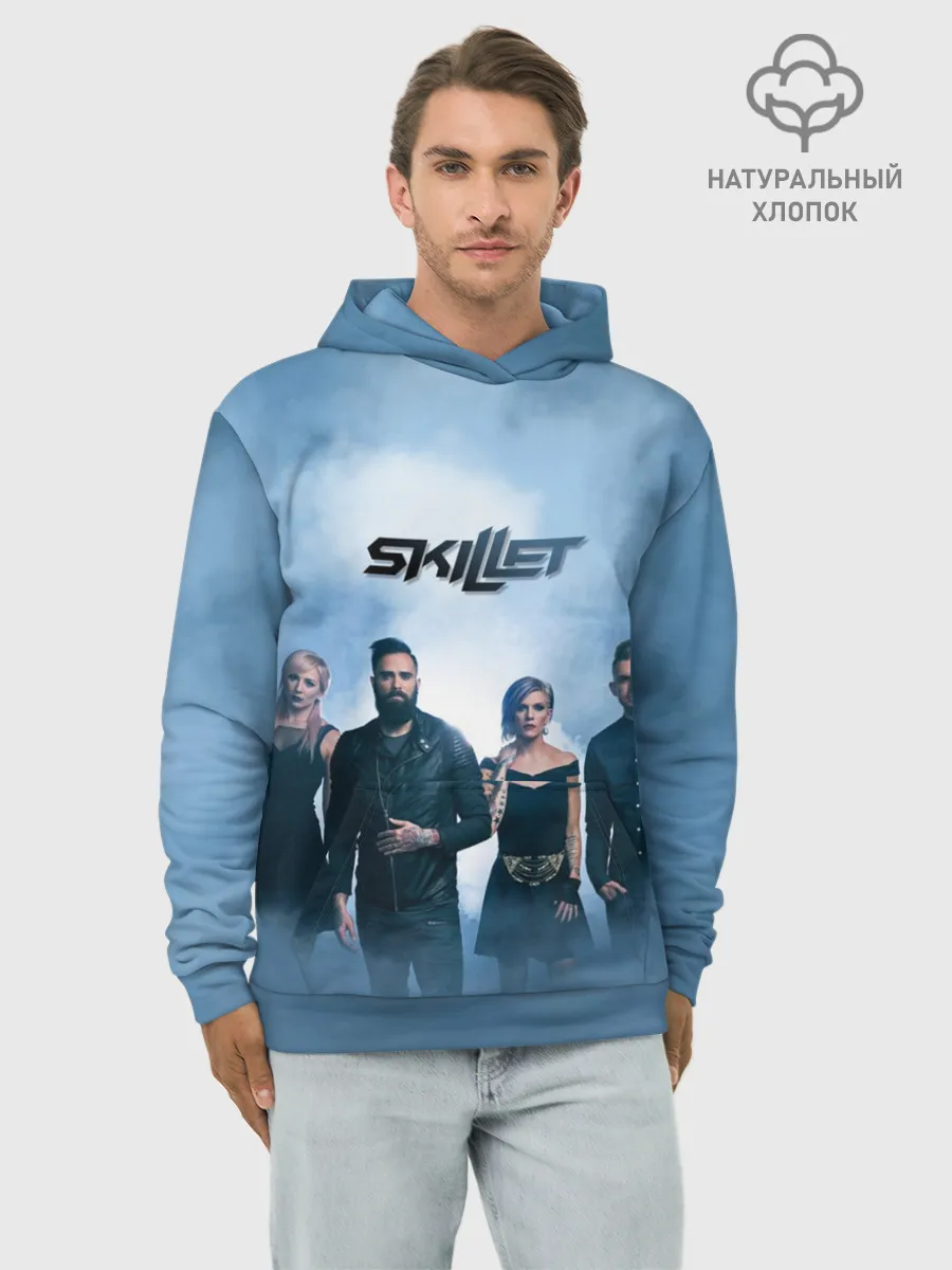 Худи мужской база хлопок / Skillet