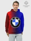 Худи мужской база хлопок / BMW SPORT ABSTRACT