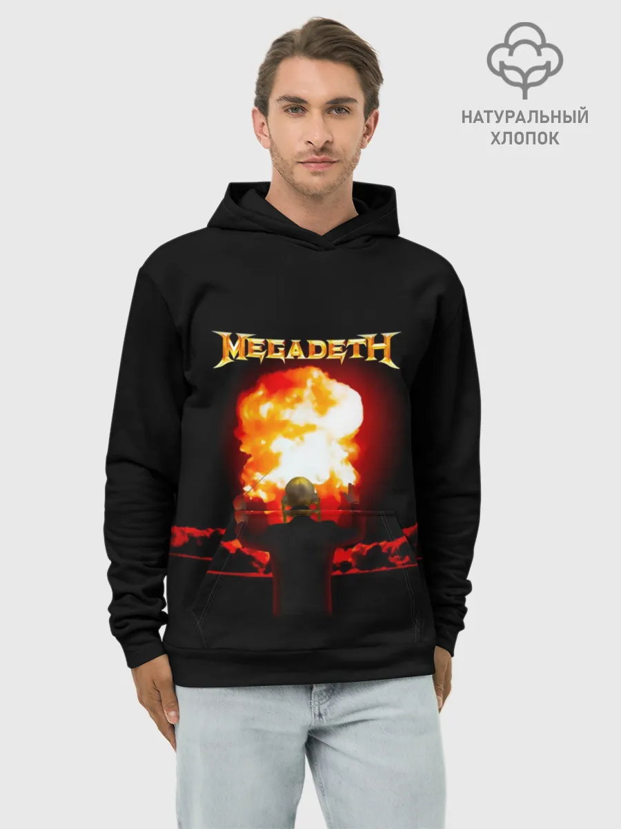 Худи мужской база хлопок / Megadeth