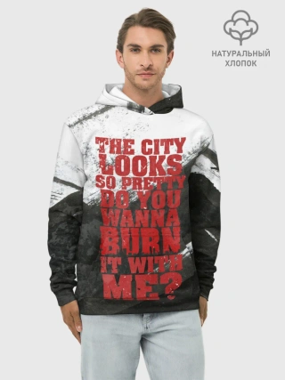 Худи мужской база хлопок / Hollywood Undead