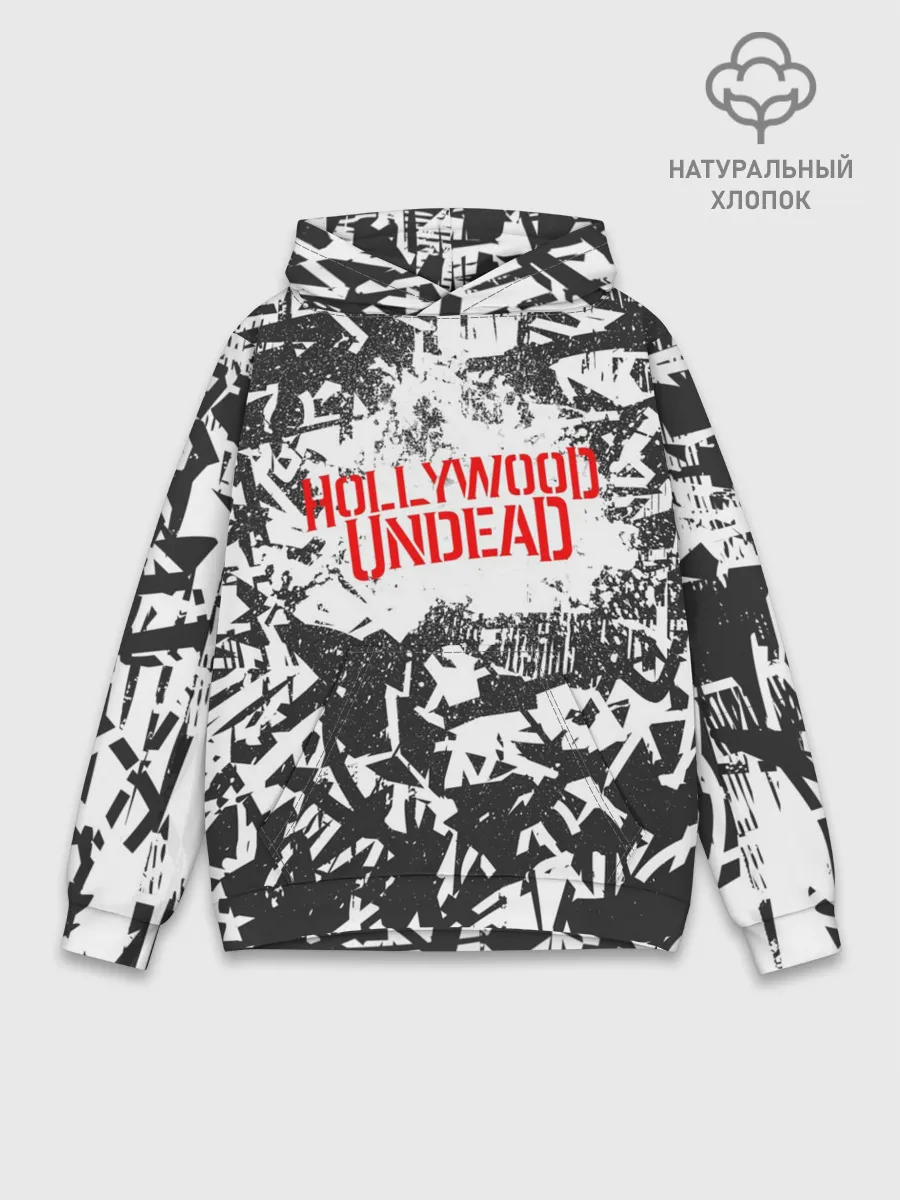 Худи мужской база хлопок / Hollywood Undead