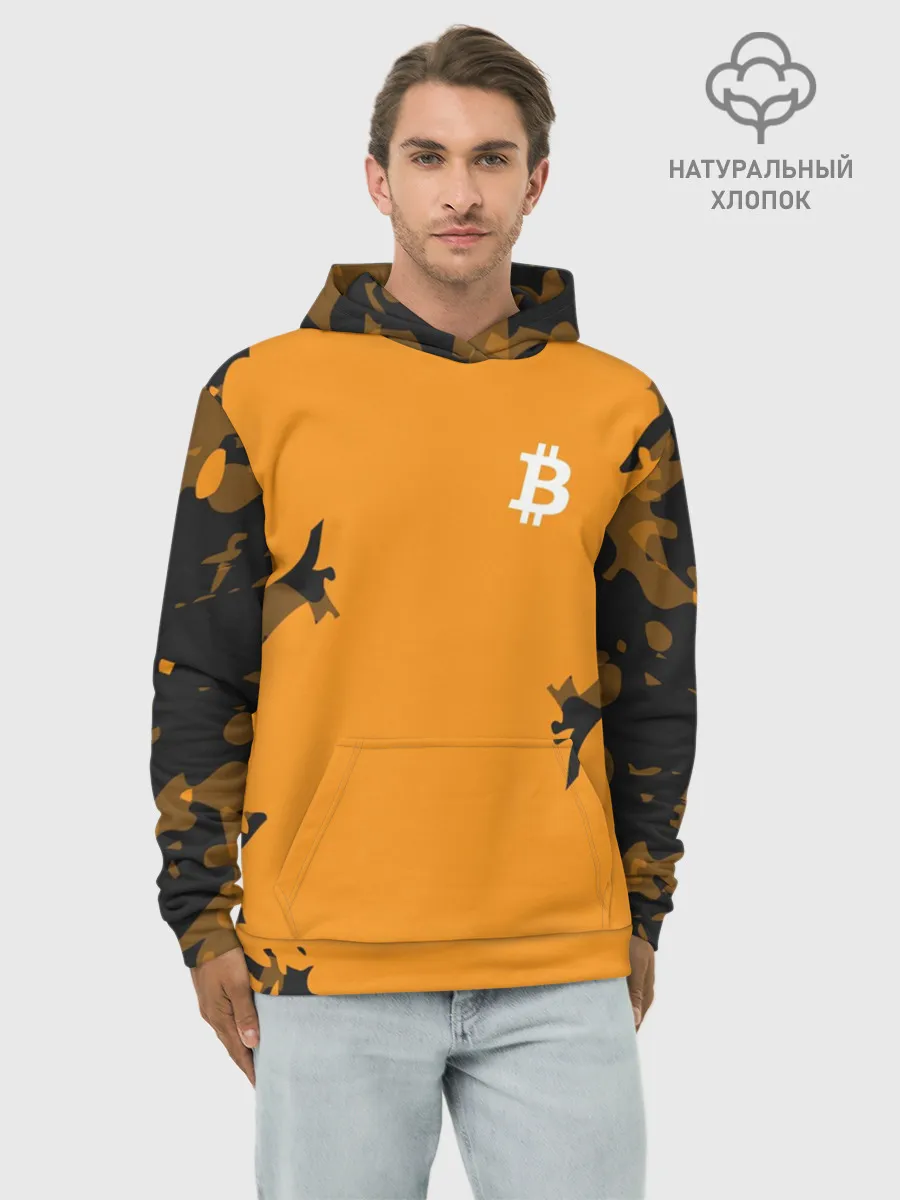 Худи мужской база хлопок / БИТКОИН | BITCOIN