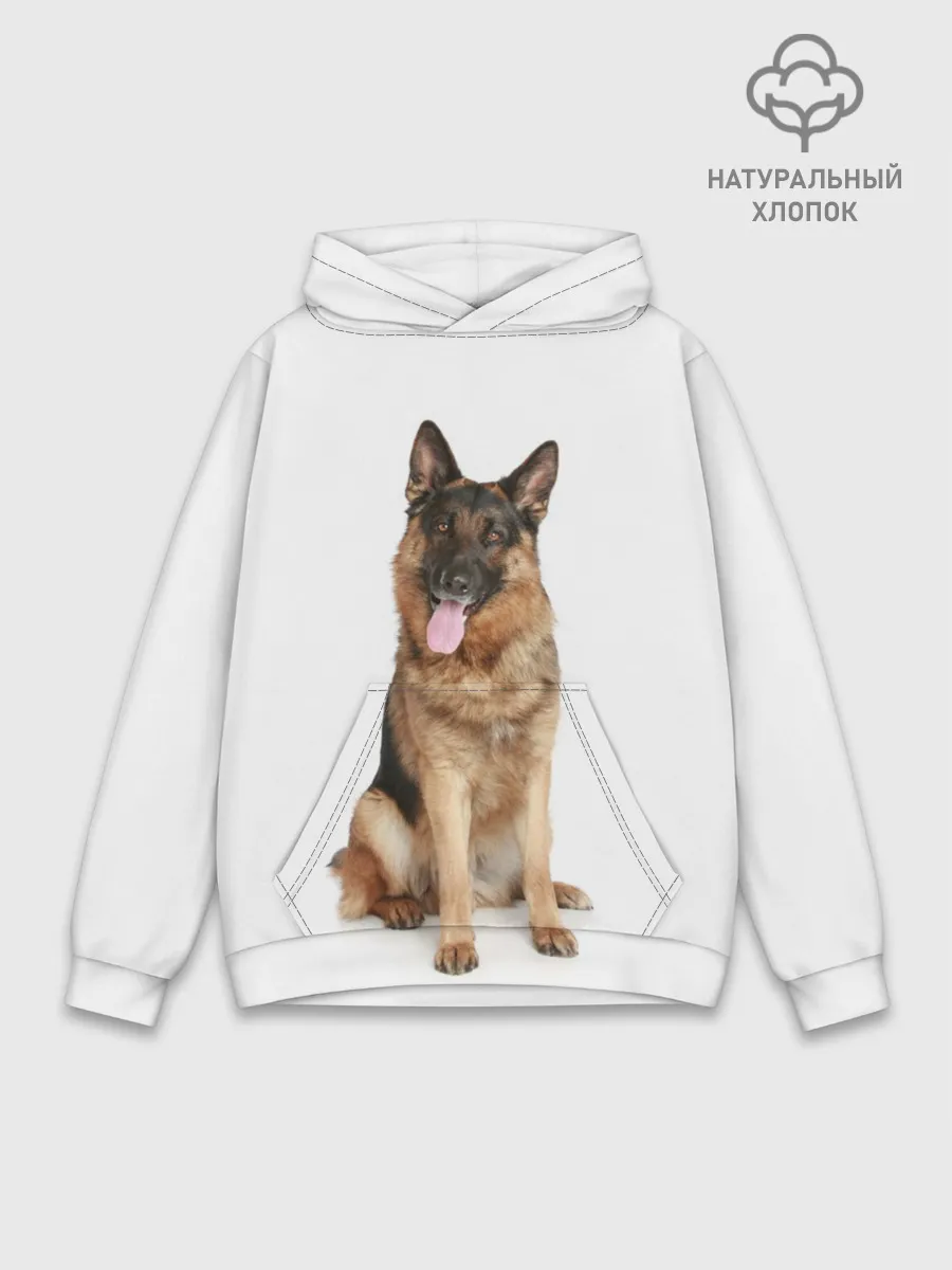 Худи мужской база хлопок / Верный друг