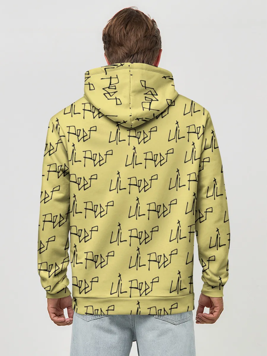 Худи мужской база хлопок / LiL PEEP Pattern