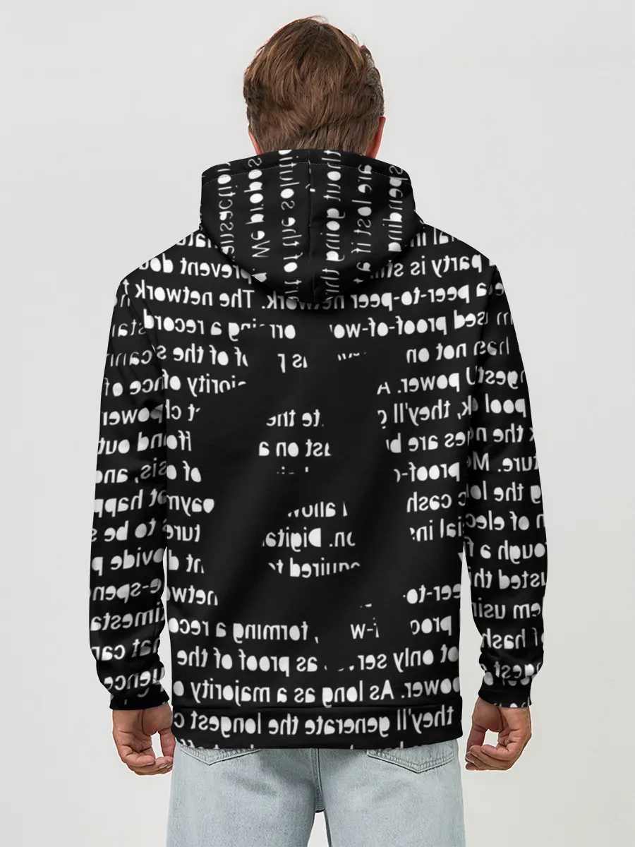 Худи мужской база хлопок / BITCOIN