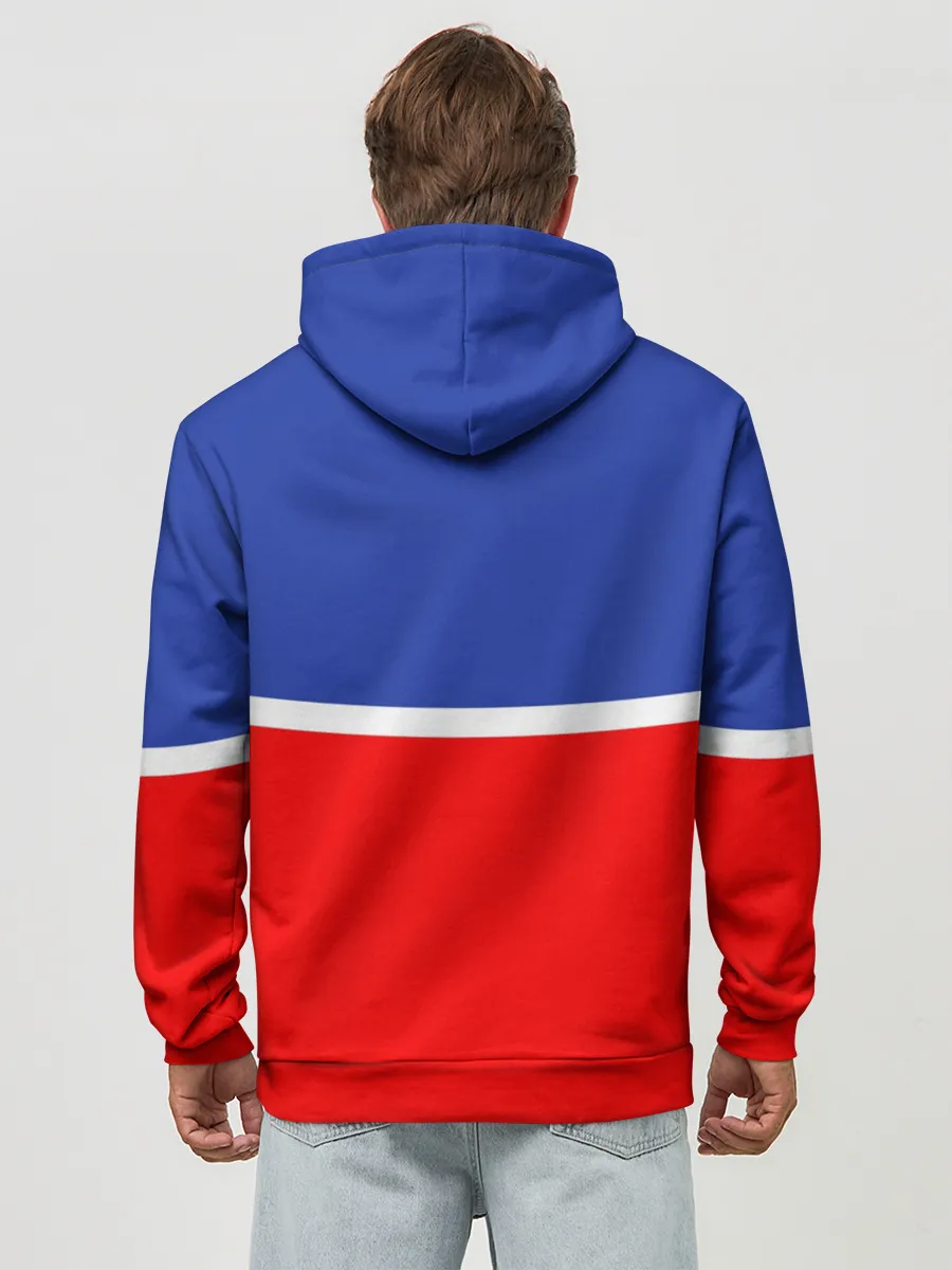 Худи мужской база хлопок / Хоккеист Олег