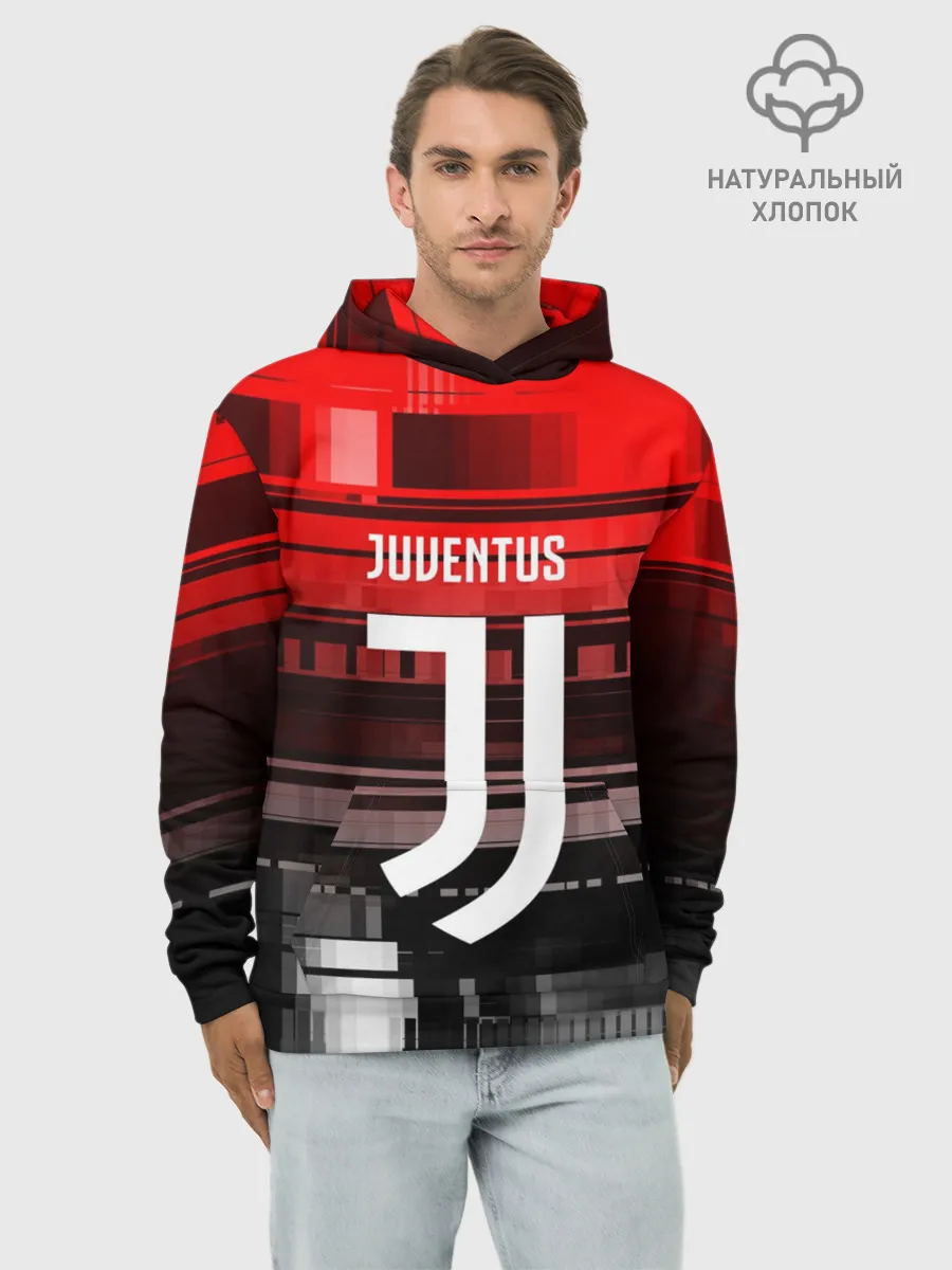 Худи мужской база хлопок / Juventus