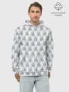 Худи мужской база хлопок / 3D Кубы