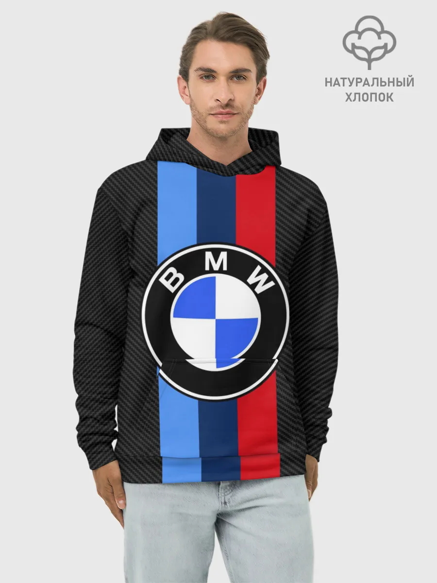 Худи мужской база хлопок / BMW SPORT