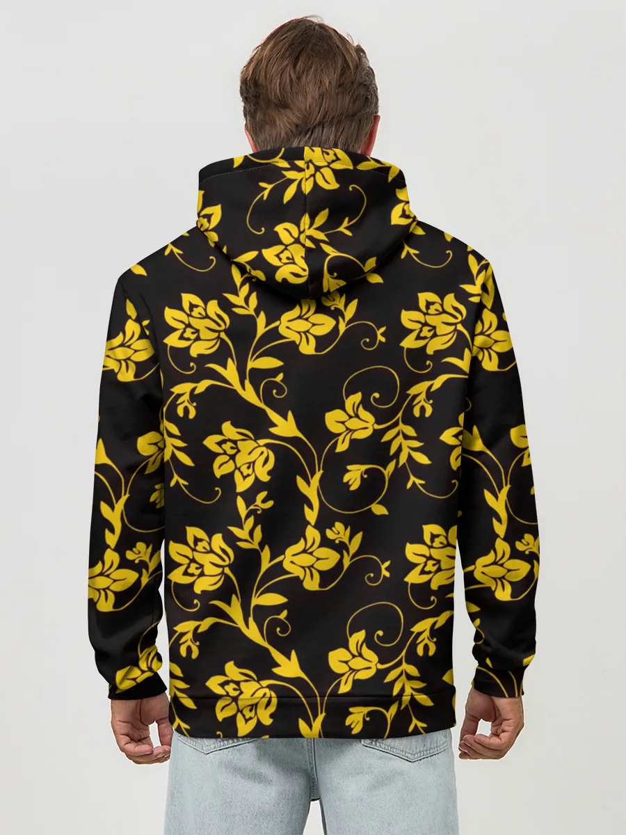 Худи мужской база хлопок / Nirvana узоры