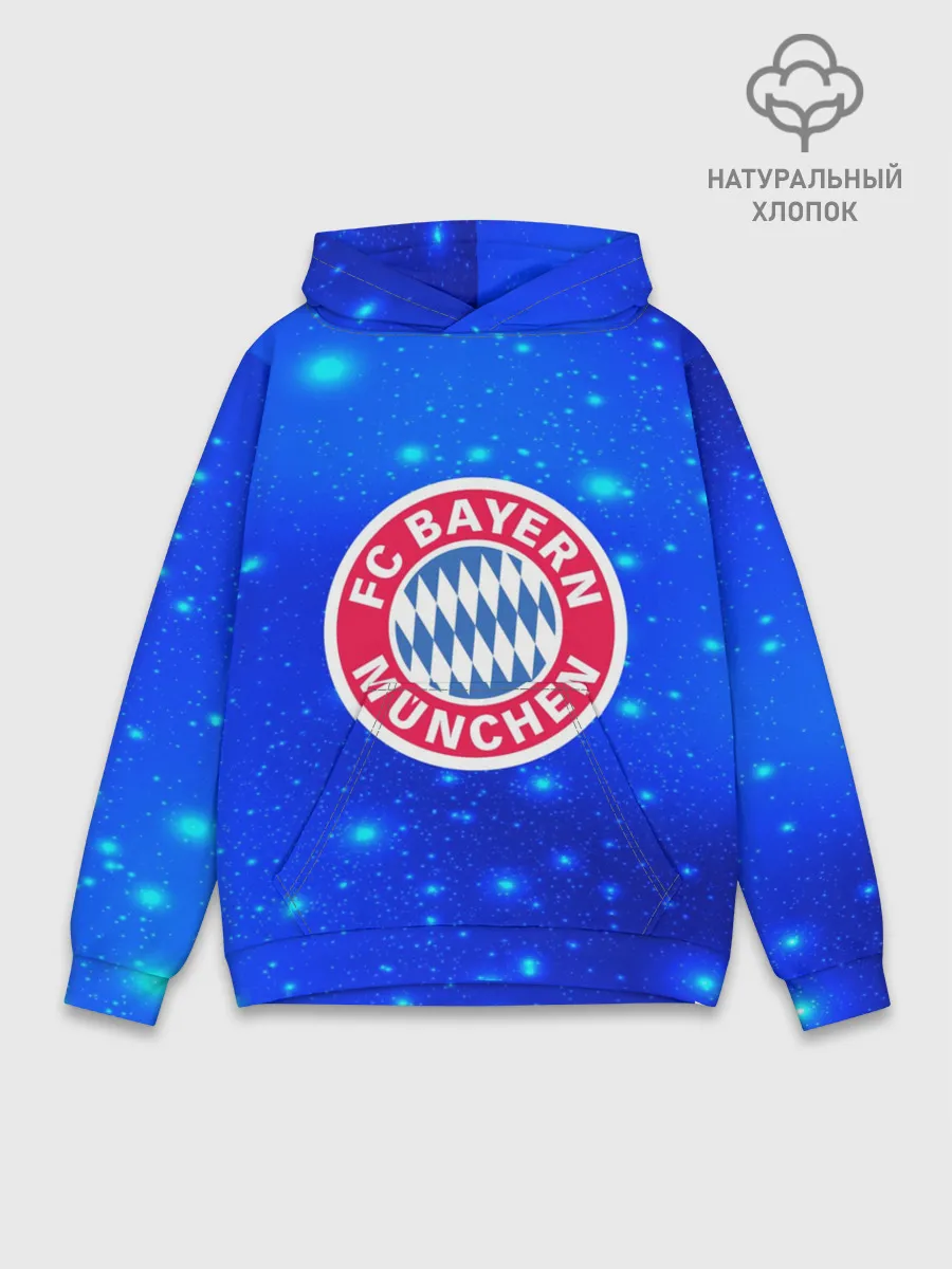 Худи мужской база хлопок / FC Bayern Munchen space 2018