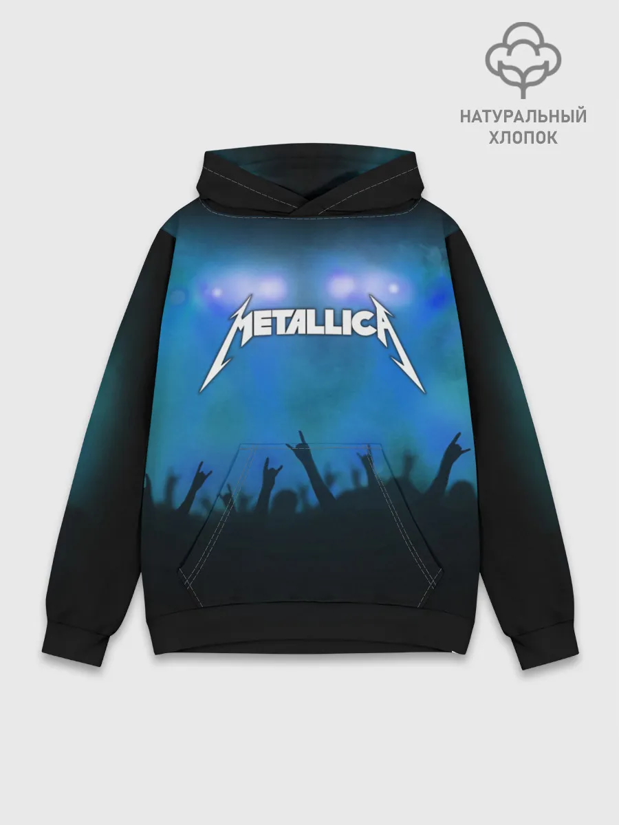 Худи мужской база хлопок / Metallica