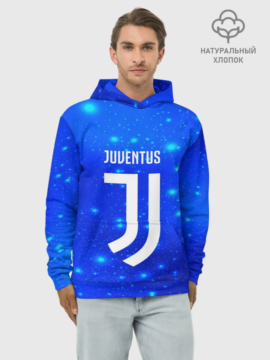 Худи мужской база хлопок / Juventus space collection