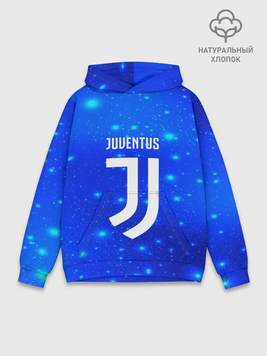 Худи мужской база хлопок / Juventus space collection