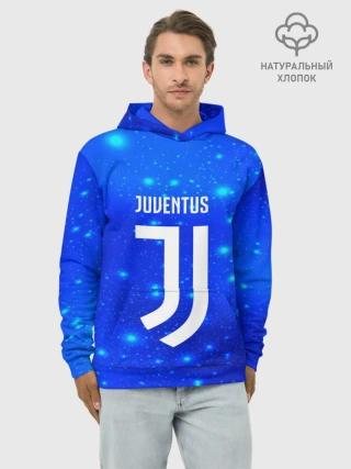 Худи мужской база хлопок / Juventus space collection
