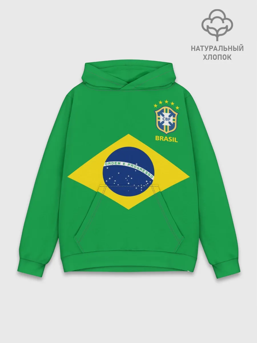 Худи мужской база хлопок / Бразилия, форма