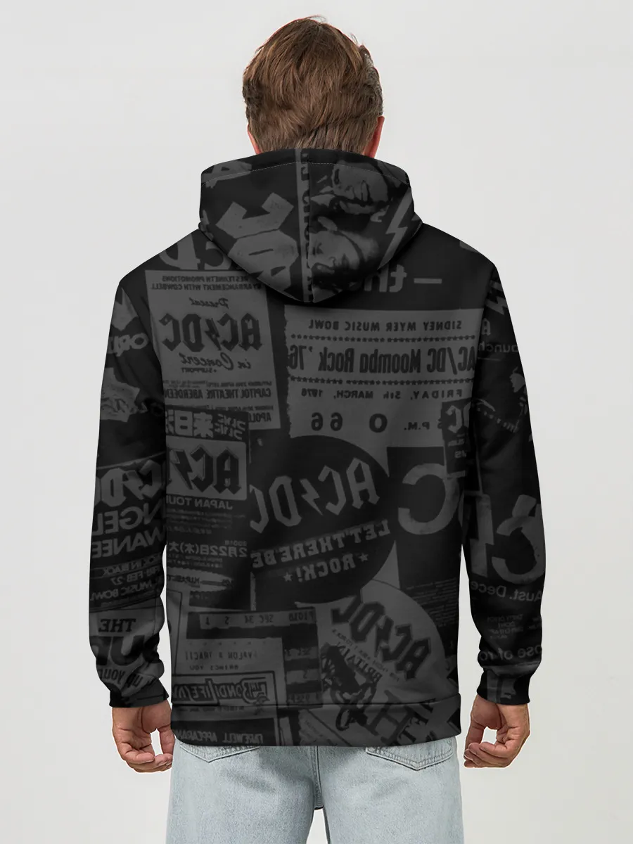 Худи мужской база хлопок / AC/DC