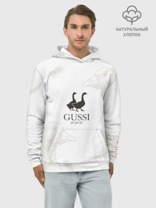 Худи мужской база хлопок / GUSSI ga-ga-ga