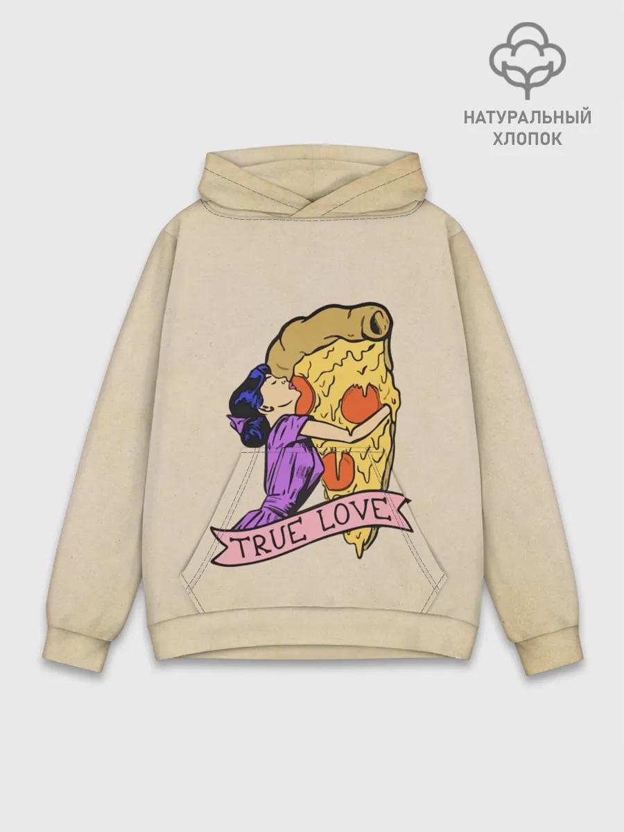 Худи мужской база хлопок / Настоящая любовь