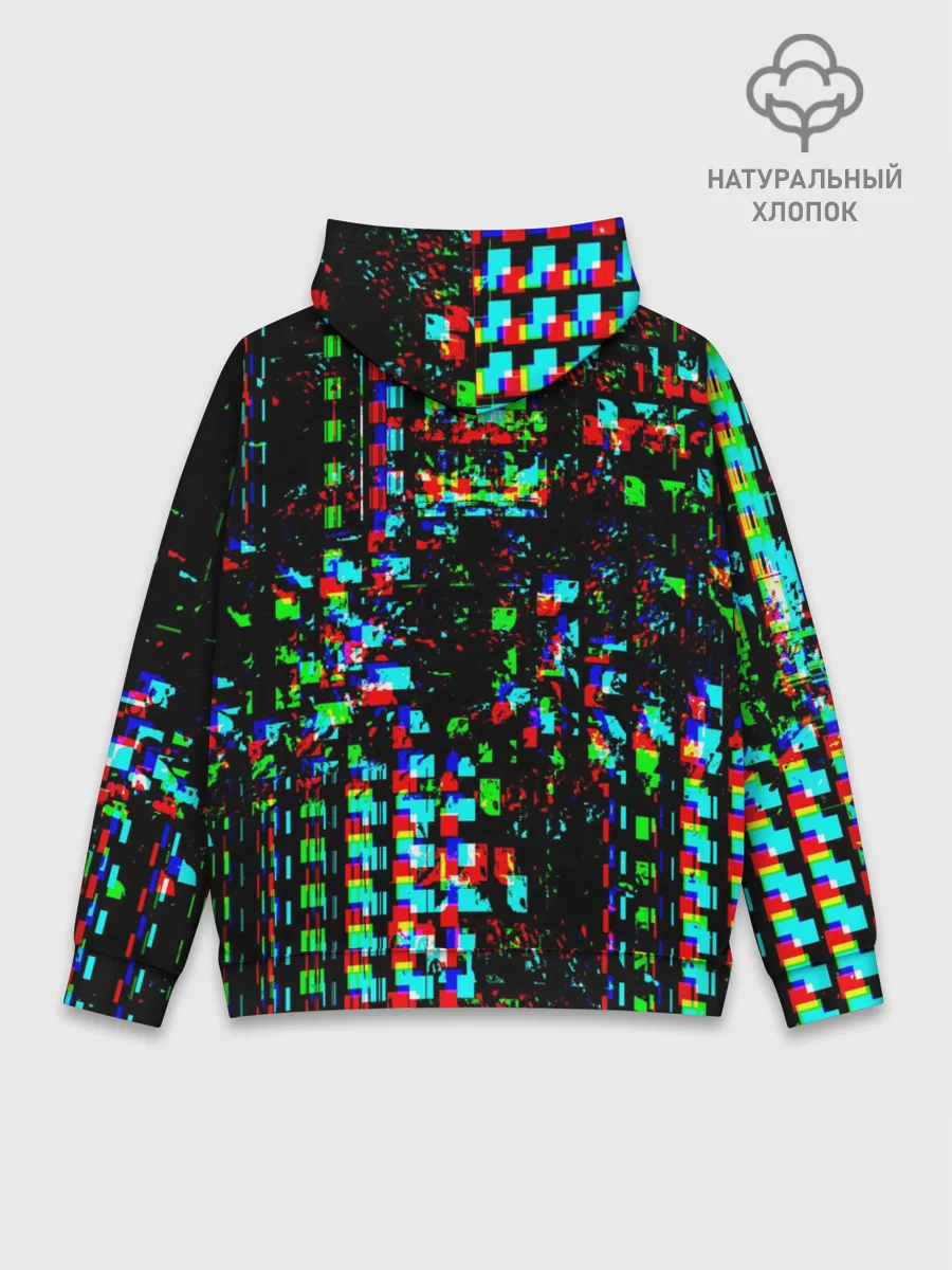 Худи мужской база хлопок / Optical abstract