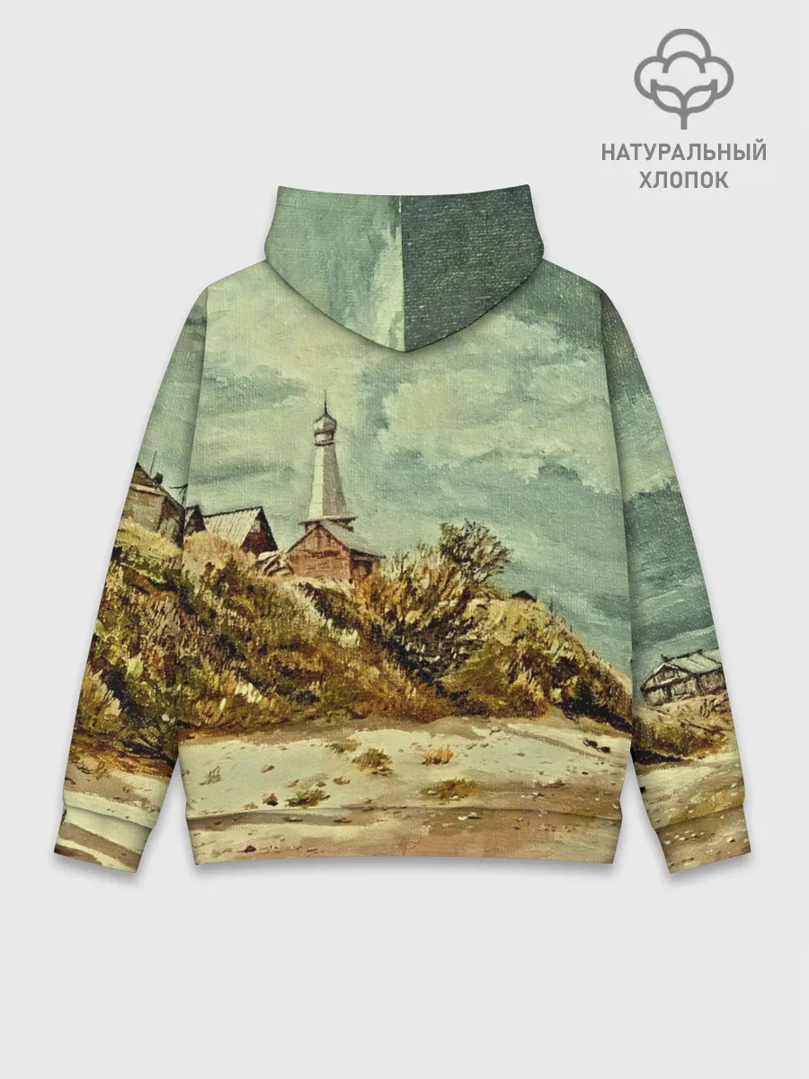 Худи мужской база хлопок / Старинный город