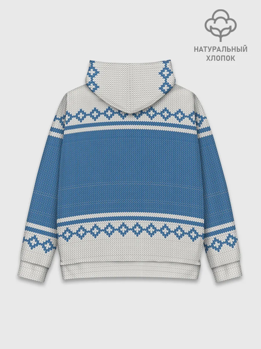 Худи мужской база хлопок / Свитер с Оленем