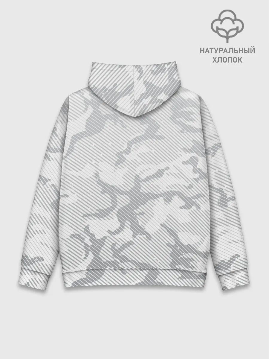Худи мужской база хлопок / Lite Camouflage Lines