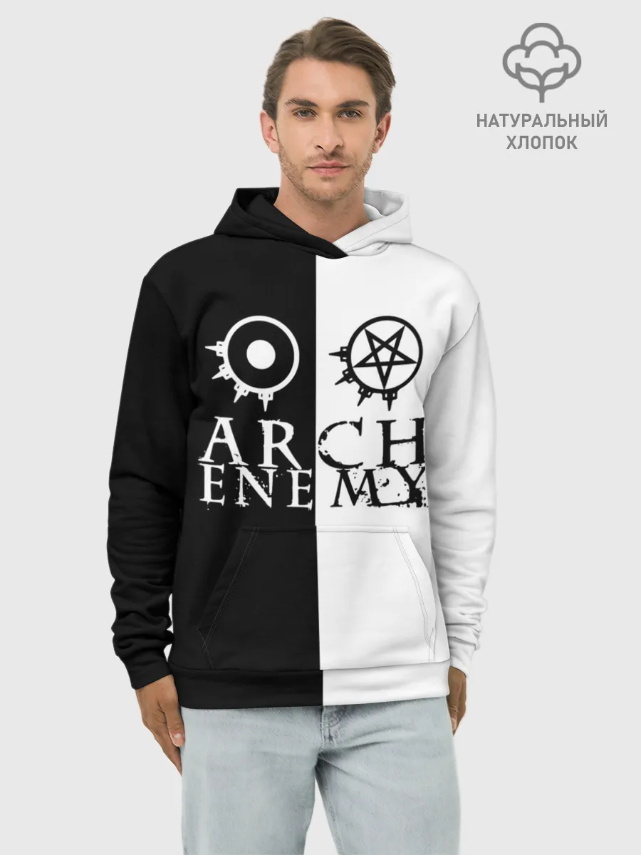 Худи мужской база хлопок / Arch Enemy