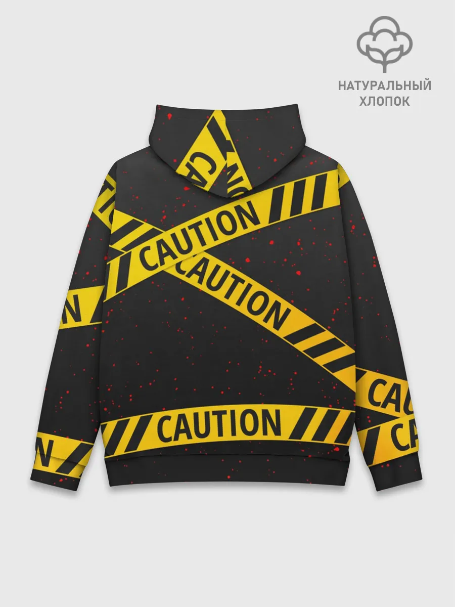 Худи мужской база хлопок / Caution Style