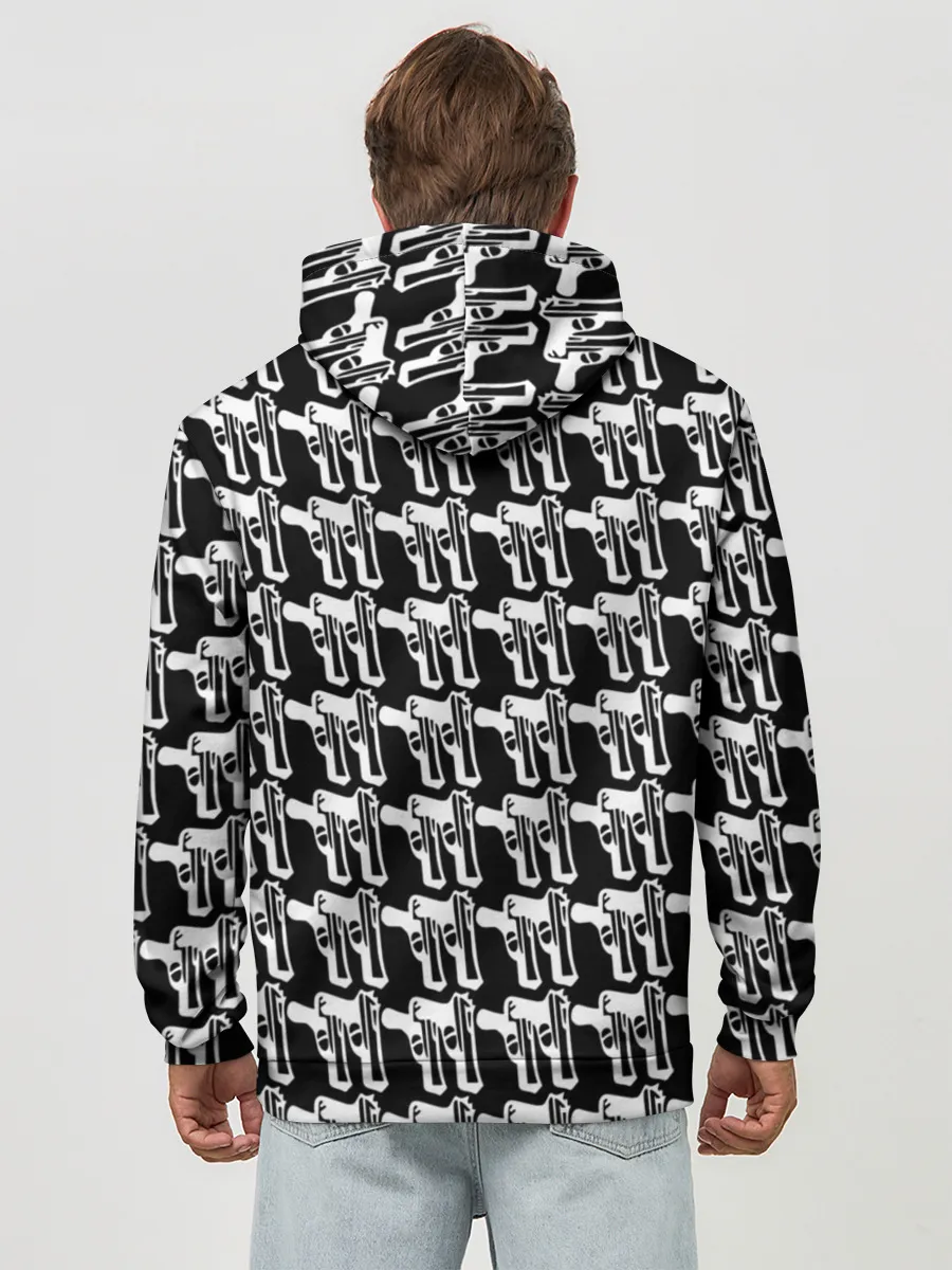 Худи мужской база хлопок / 228 пистолеты