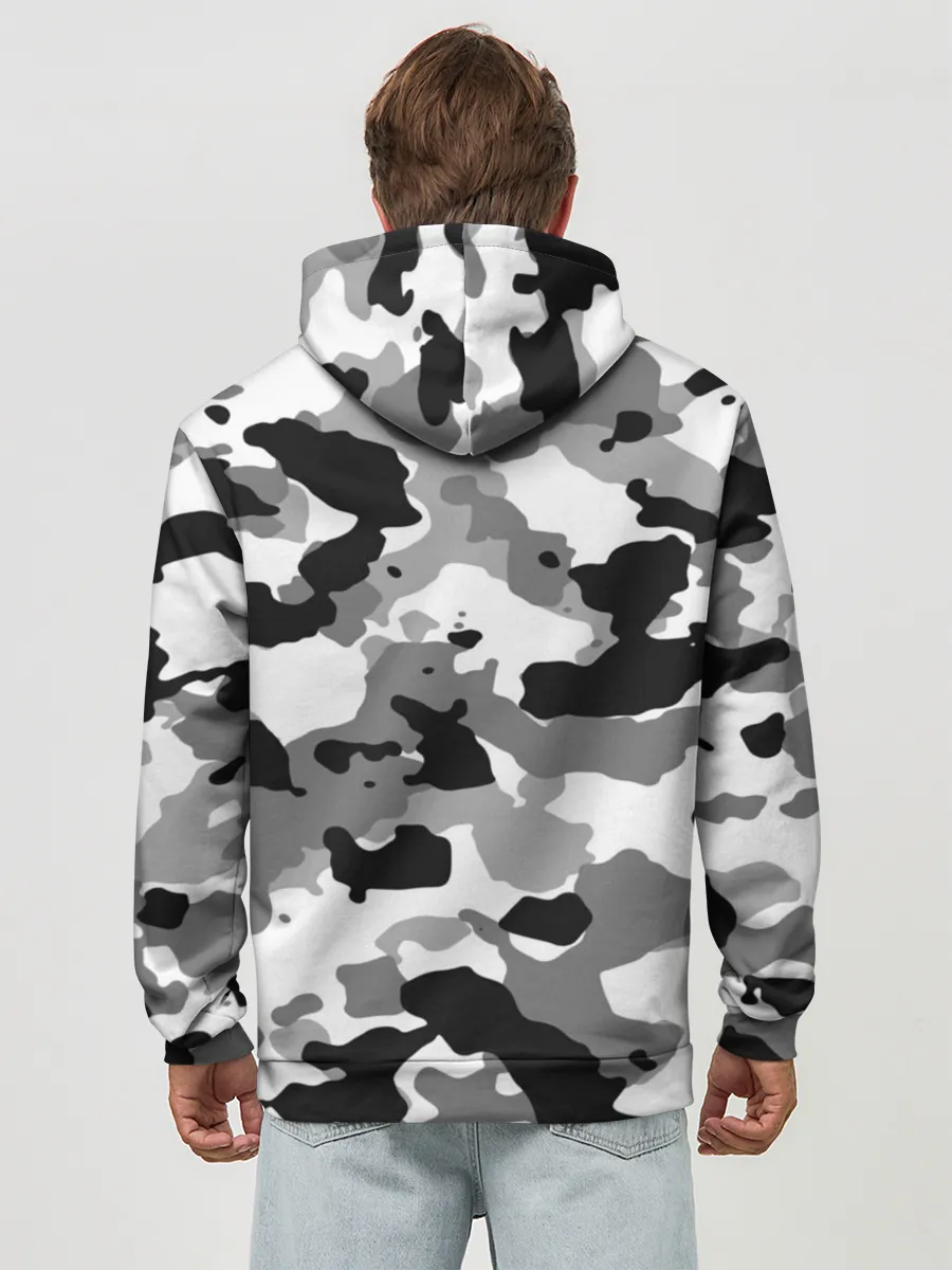 Худи мужской база хлопок / FC Juventus Camouflage