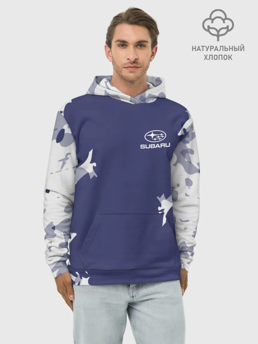 Худи мужской база хлопок / SUBARU SPORT