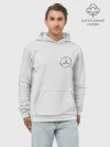 Худи мужской база хлопок / MERCEDES BENZ CARBON