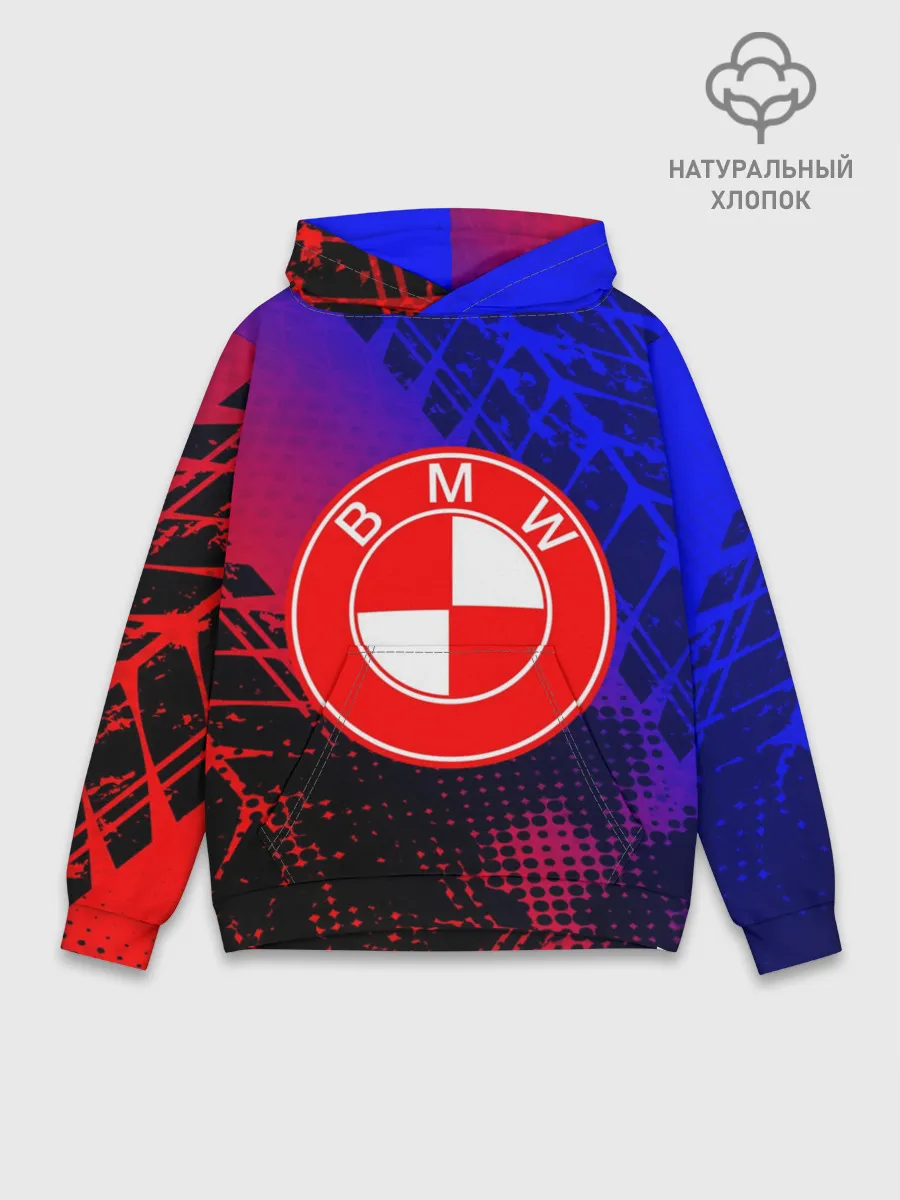 Худи мужской база хлопок / BMW uniform collection