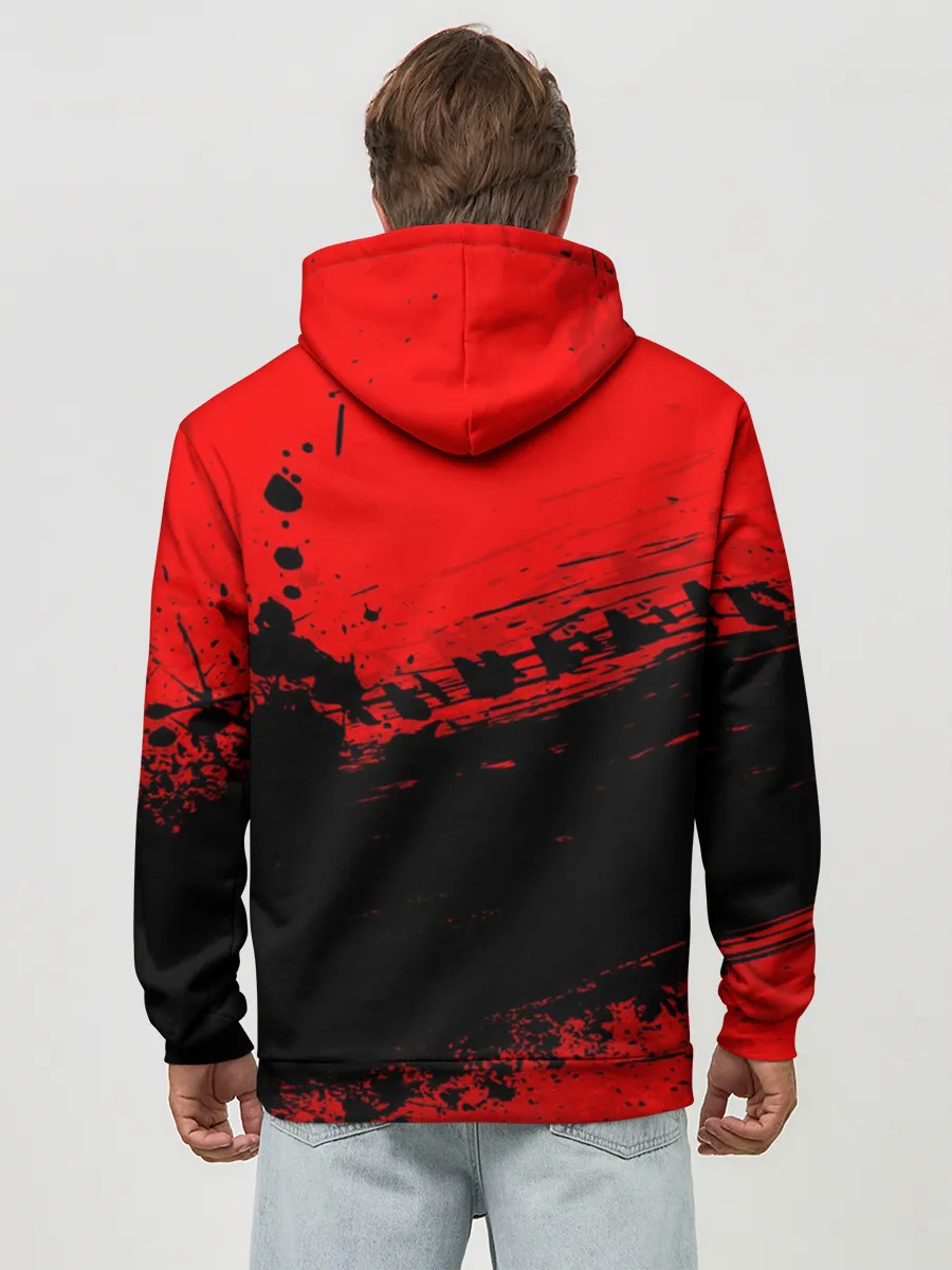 Худи мужской база хлопок / Mitsubishi sport