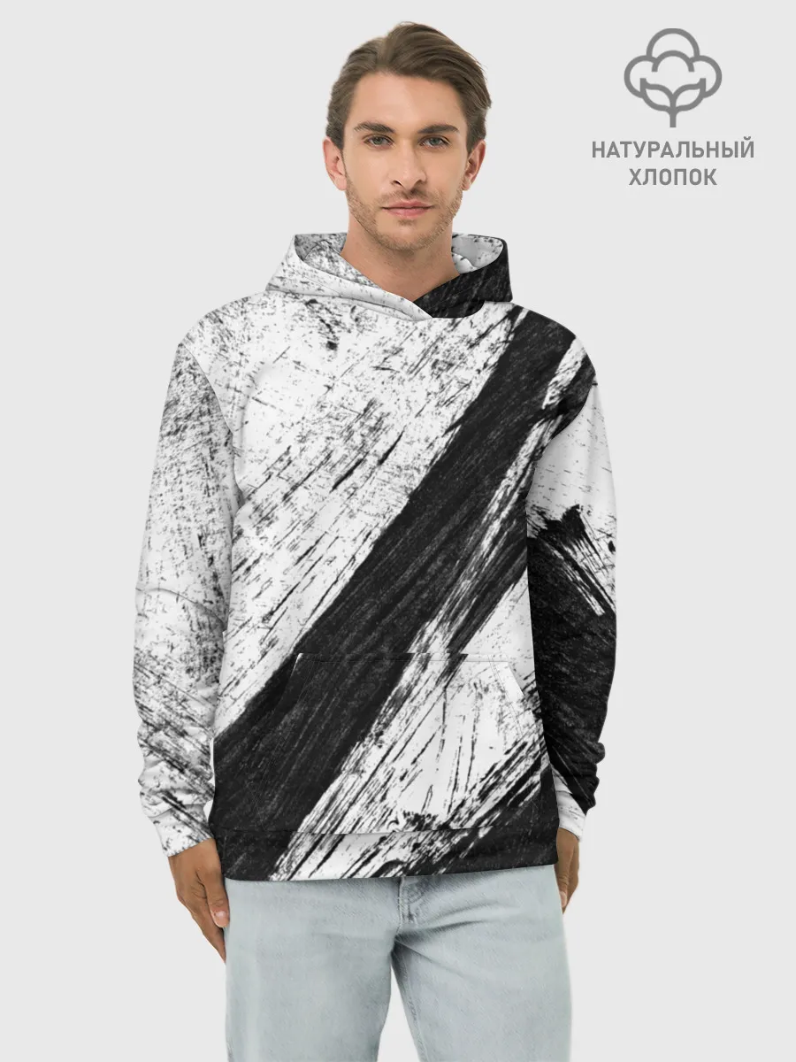 Худи мужской база хлопок / просто краски