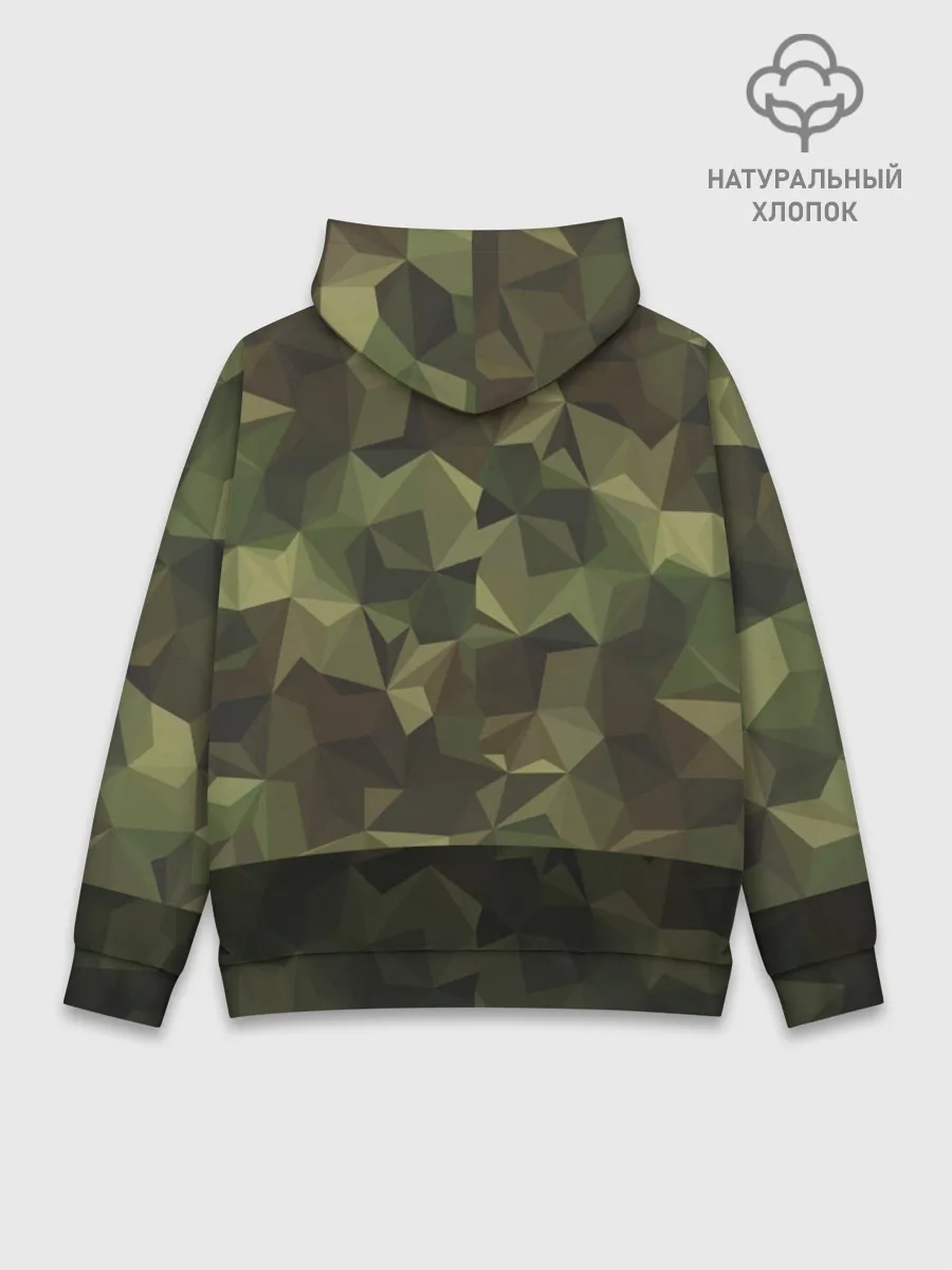 Худи мужской база хлопок / Дикий доберман