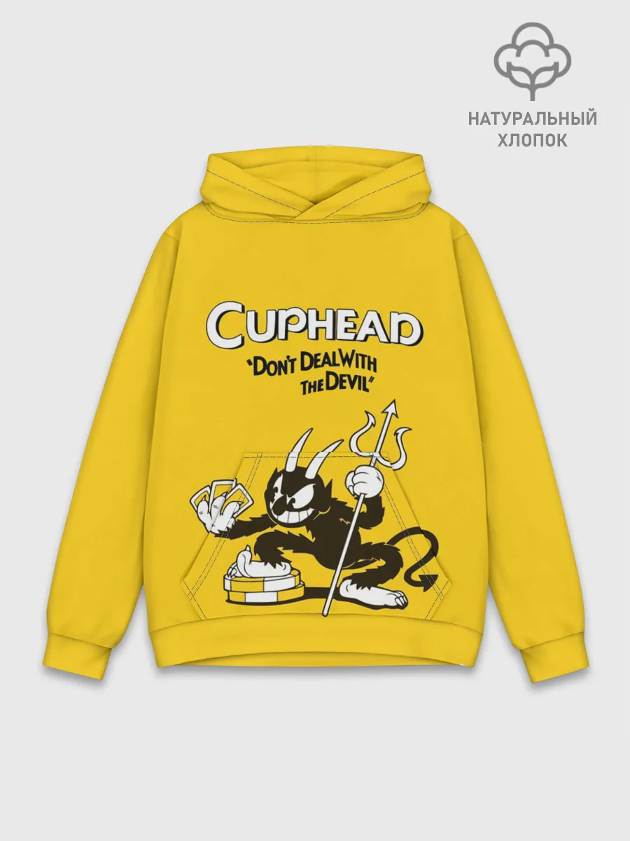 Худи мужской база хлопок / Cuphead