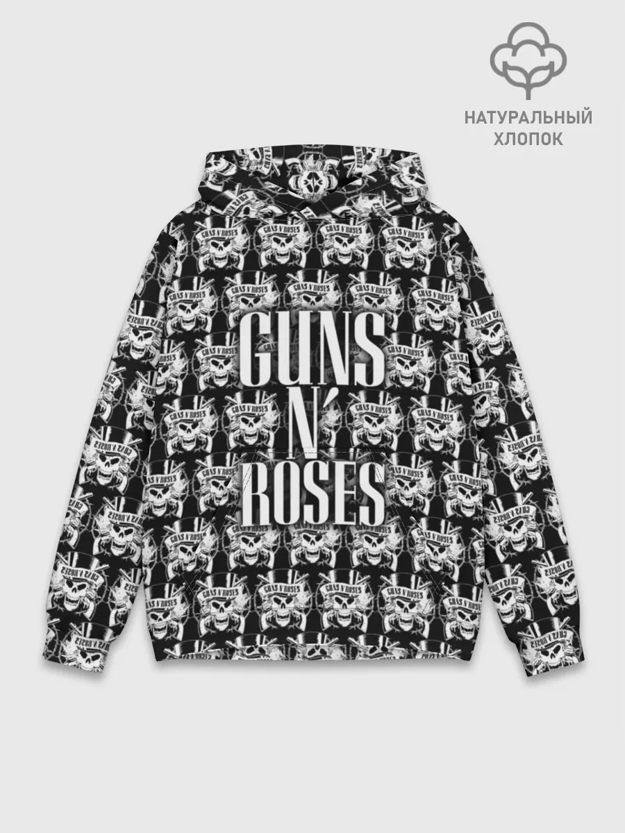 Худи мужской база хлопок / Guns n roses