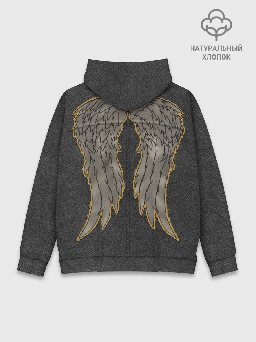 Худи мужской база хлопок / Жилетка Дэрила