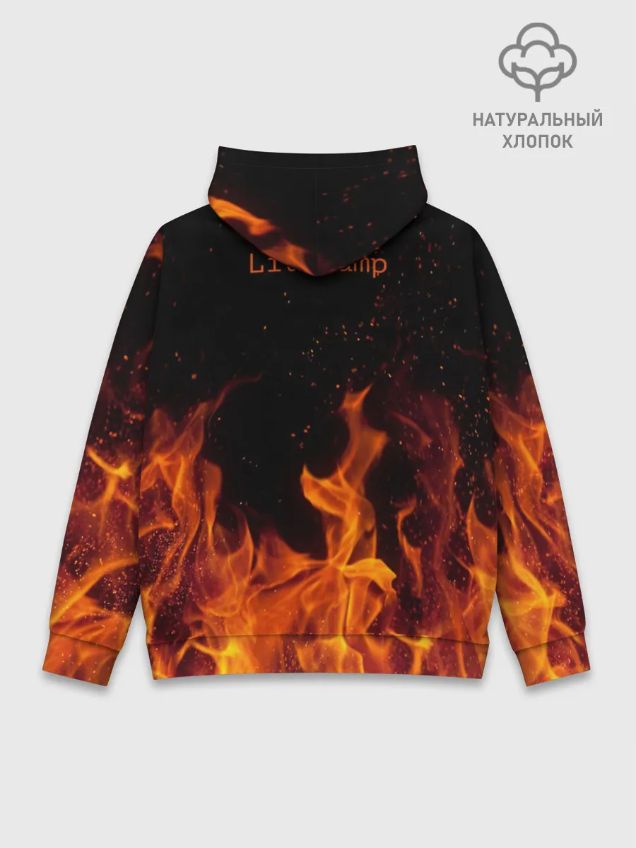 Худи мужской база хлопок / Lil Pump - 103