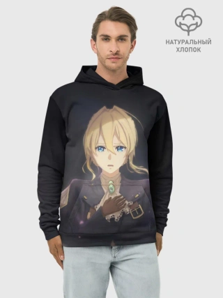 Худи мужской база хлопок / Violet Evergarden