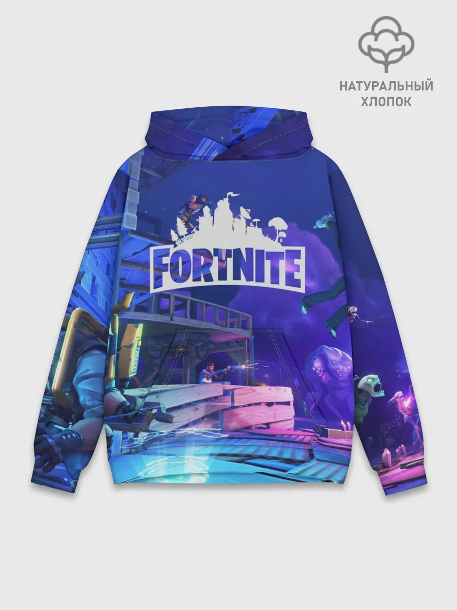 Худи мужской база хлопок / Fortnite
