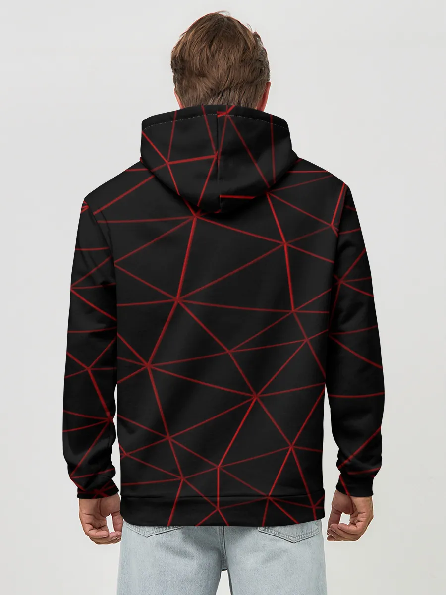 Худи мужской база хлопок / Сетка