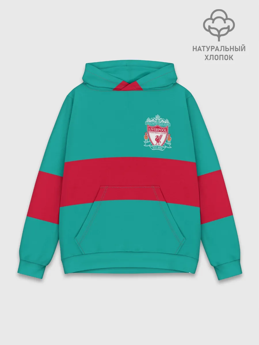 Худи мужской база хлопок / FC Liverpool