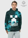 Худи мужской база хлопок / Михаил в стиле Minecraft