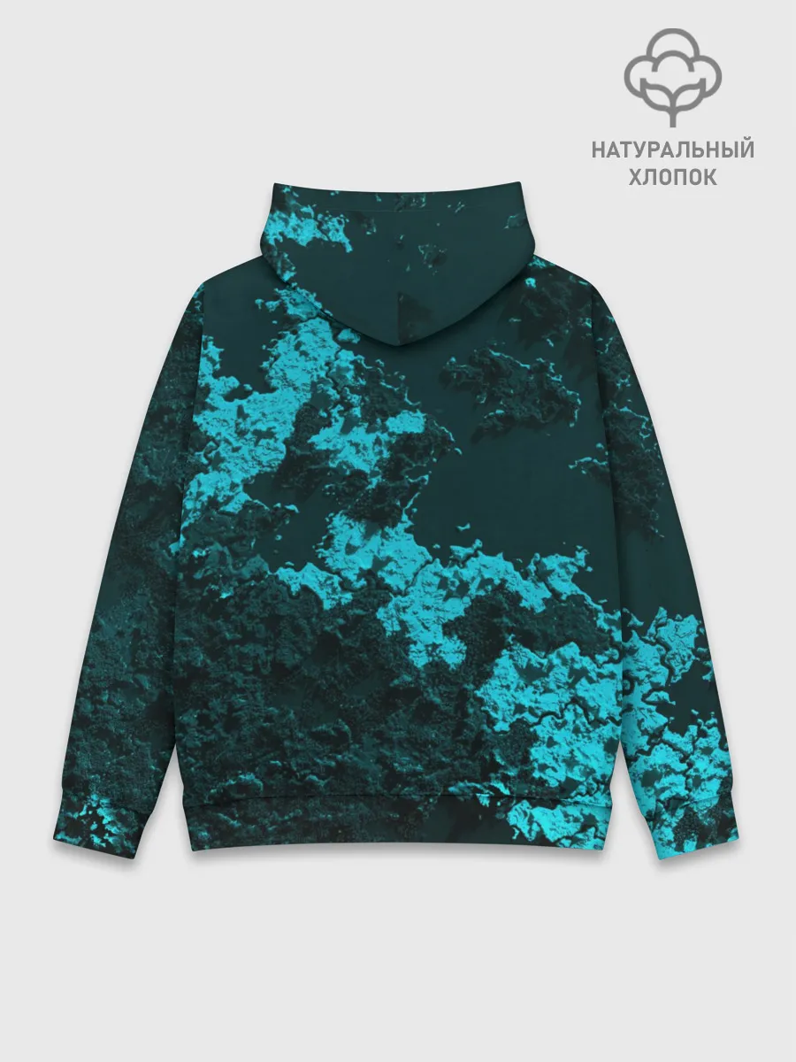 Худи мужской база хлопок / Марк в стиле Minecraft